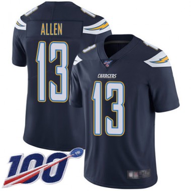 Los Angeles Chargers NFL Football Keenan Allen Navy Blue Jersey Youth Limited  #13 Home 100th Season Vapor Untouchable->youth nfl jersey->Youth Jersey